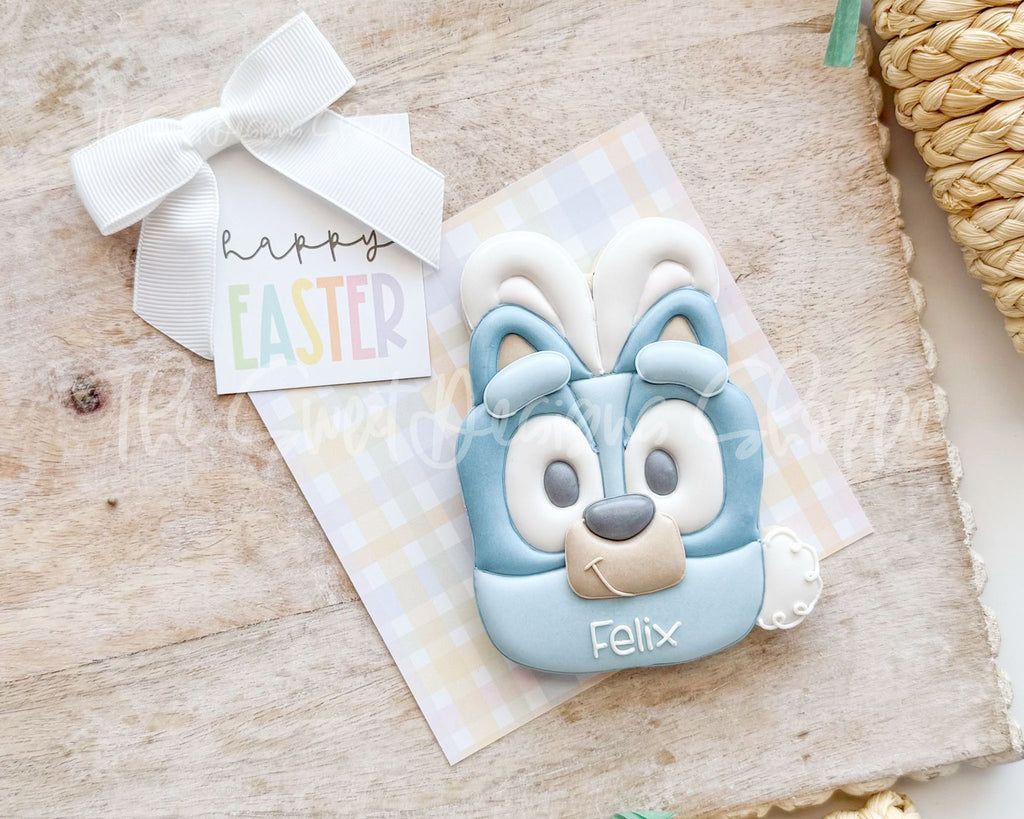 Cookie Cutters - Easter Blue Dog - Cookie Cutter - The Sweet Designs Shoppe - TSDS - - ALL,Animal,Animals,blue dog,Cookie Cutter,Easter,Easter / Spring,easter basket,Easter Blue Dog,Easter dog,Promocode,STL