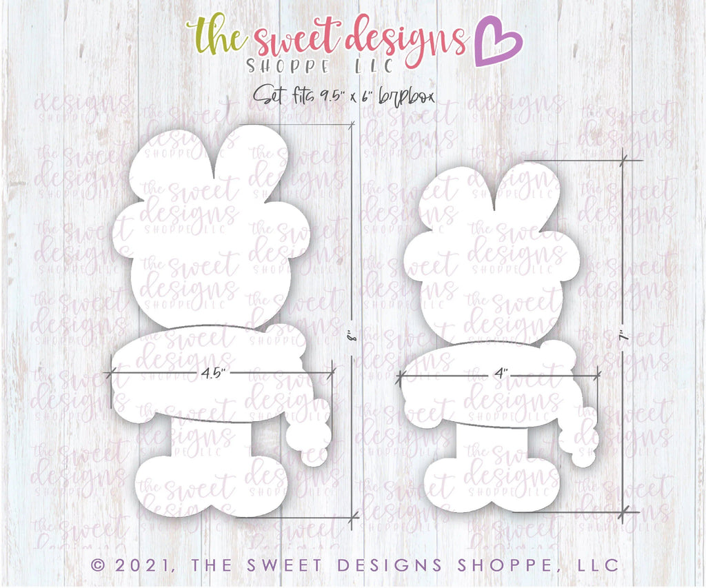 Cookie Cutters - Easter Bunny Bear Set - Cookie Cutters - The Sweet Designs Shoppe - - ALL, Animal, Animals, Animals and Insects, Cookie Cutter, Easter, Easter / Spring, Promocode, regular sets, set, sets