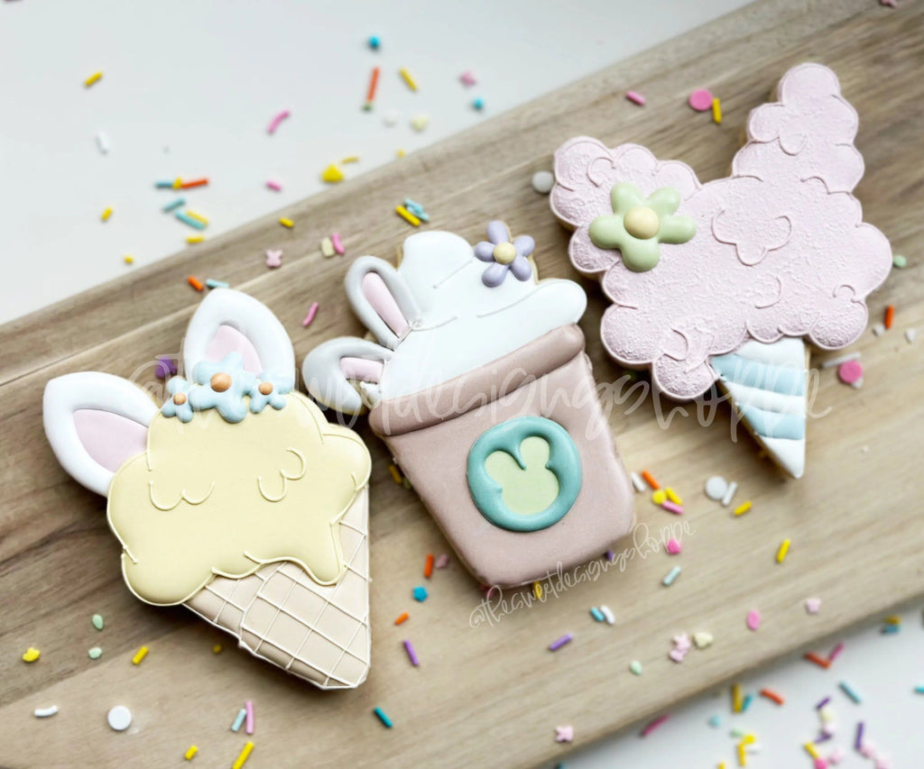 Cookie Cutters - Easter Cold Sweet Treats Set - Set of 3 - Cookie Cutters - The Sweet Designs Shoppe - TSDS - - ALL,Bunny,Cookie Cutter,Easter,Easter / Spring,Mini Set,Mini Sets,Promocode,regular sets,set,sets,Sweet,Sweets