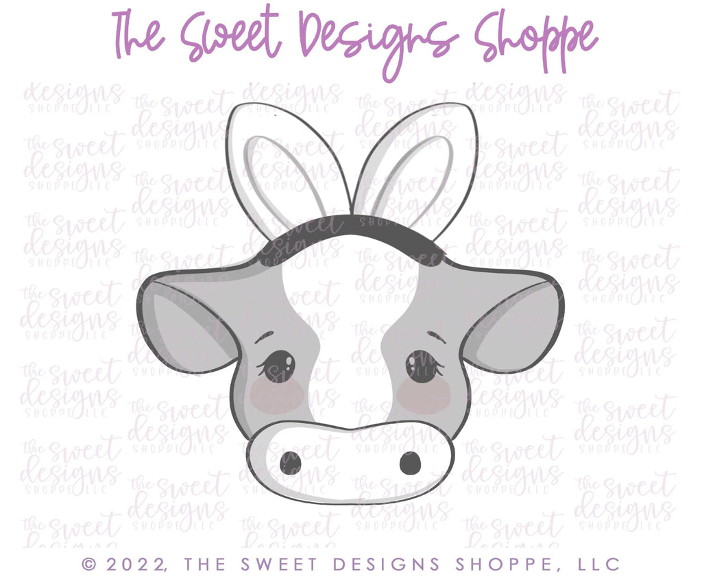 Cookie Cutters - Easter Cow - Cookie Cutter - The Sweet Designs Shoppe - - ALL, Animal, Animals, Barn, Cookie Cutter, Cow, Easter, Easter / Spring, Promocode