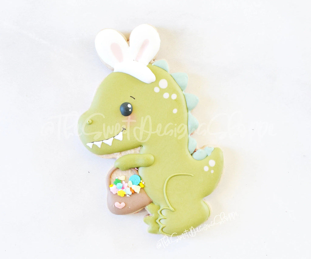 Cookie Cutters - Easter Dinosaur - Cookie Cutter - The Sweet Designs Shoppe - TSDS - - ALL,Animal,Animals,Animals and Insects,Cookie Cutter,easter,Easter / Spring,Promocode,STL