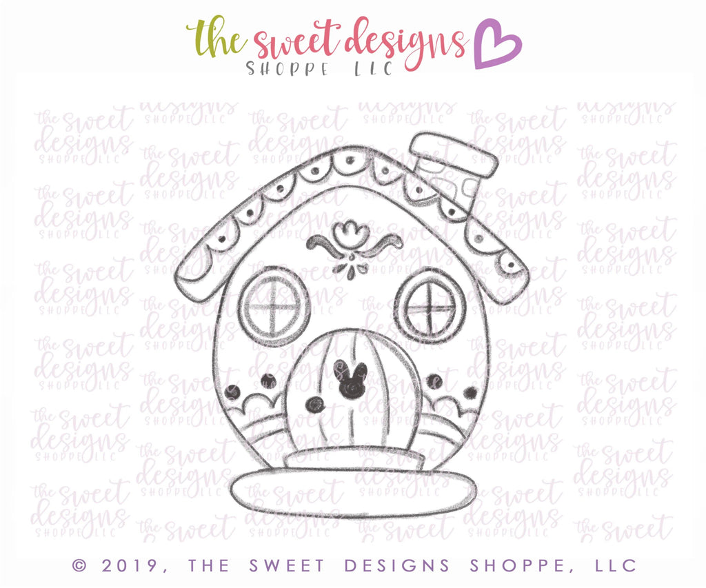 Cookie Cutters - Easter Egg House - Cookie Cutter - The Sweet Designs Shoppe - - ALL, Cookie Cutter, Customize, Easter / Spring, easter collection 2019, Plaque, Promocode