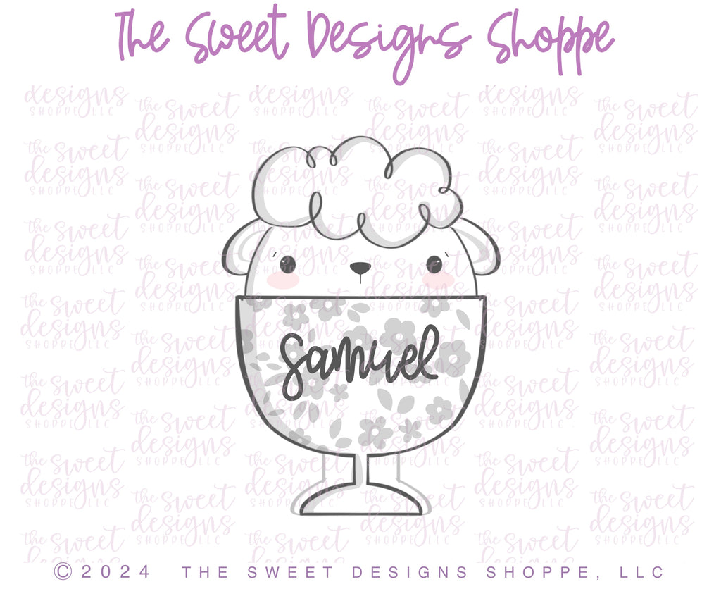 Cookie Cutters - Easter Eggs in a Cup Cookie Cutters Set - Set of 3 - Cookie Cutters - The Sweet Designs Shoppe - TSDS - - abc,ALL,Animal,Animals,Animals and Insects,Cookie Cutter,Easter,Easter / Spring,kids,Kids / Fantasy,Mini Sets,Promocode,regular sets,set,STL