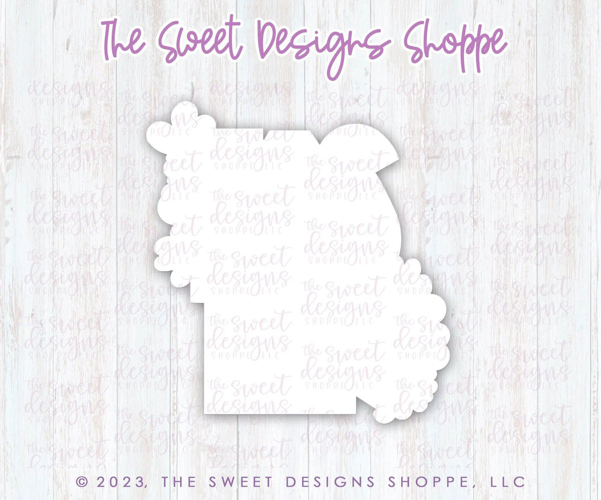 Cookie Cutters - Easter Floral Plaque - Cookie Cutter - The Sweet Designs Shoppe - TSDS - - ALL,Animal,Animals,Bunny,Cookie Cutter,Easter,Easter / Spring,modern,Plaque,Plaques,Promocode,STL
