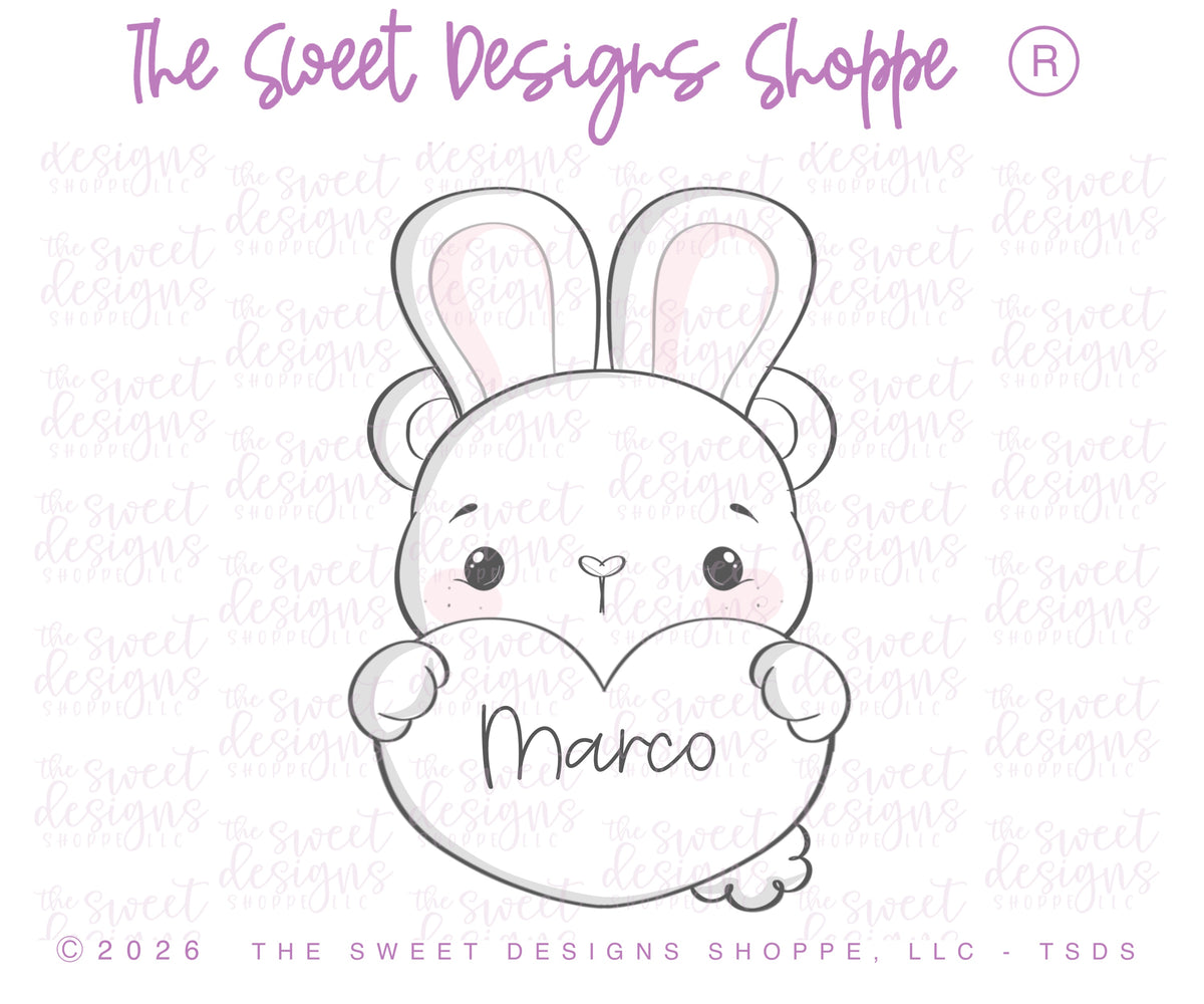 Cookie Cutters - Easter Heart Plaques Set - Set of 6 - Cookie Cutters - The Sweet Designs Shoppe - TSDS - - ALL,Animal,Animals,Animals and Insects,Cookie Cutter,Easter,Easter / Spring,Promocode,regular sets,set,STL,valentine,Valentines