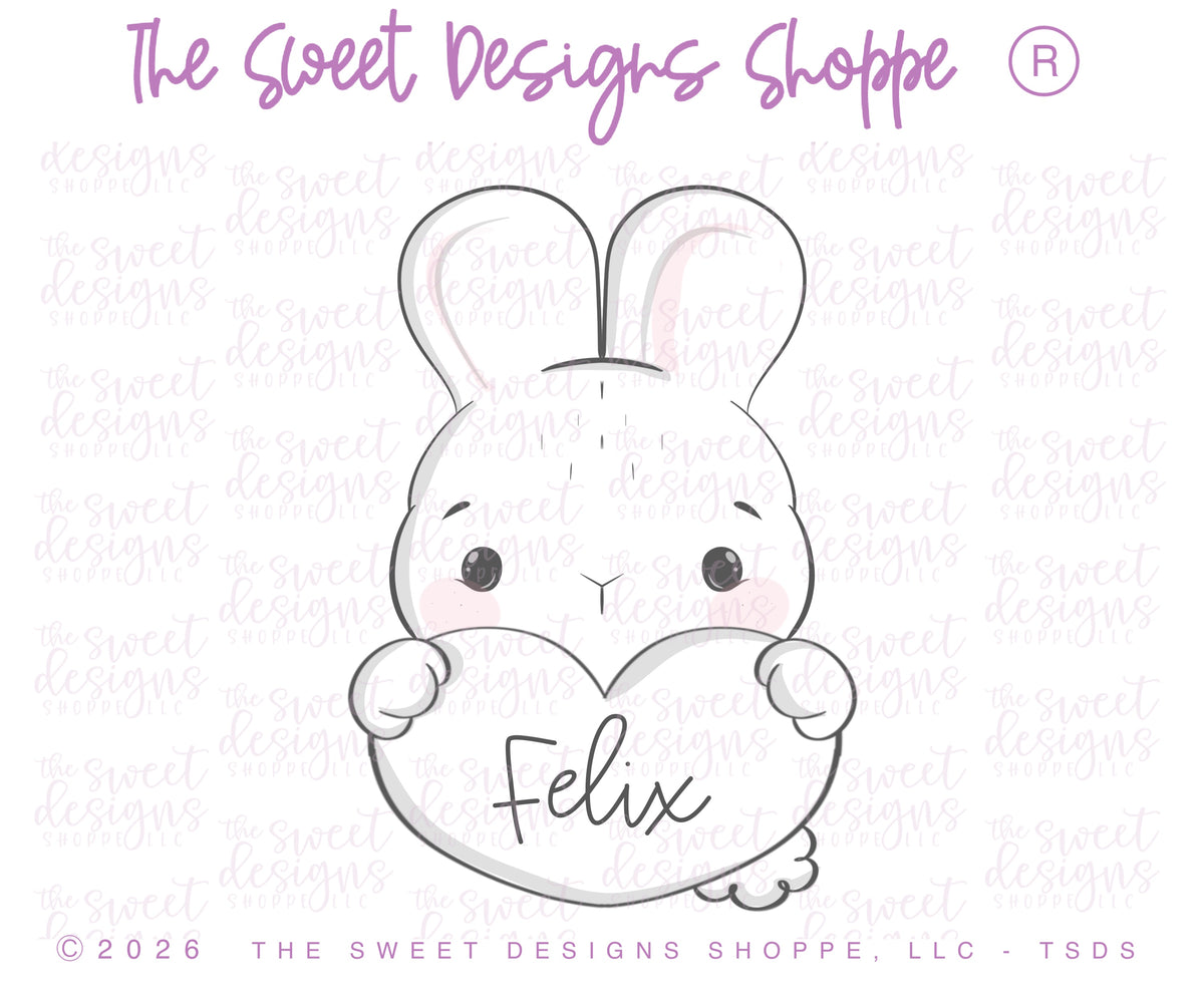 Cookie Cutters - Easter Heart Plaques Set - Set of 6 - Cookie Cutters - The Sweet Designs Shoppe - TSDS - - ALL,Animal,Animals,Animals and Insects,Cookie Cutter,Easter,Easter / Spring,Promocode,regular sets,set,STL,valentine,Valentines