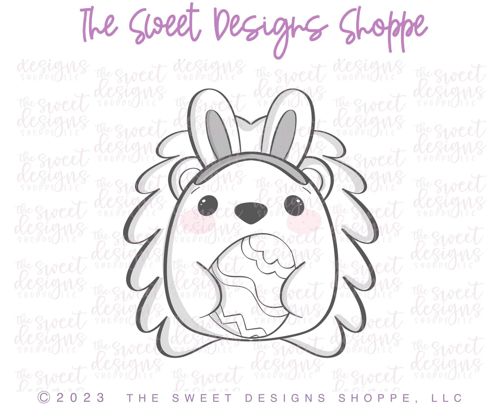 Cookie Cutters - Easter Hedgehog 2023- Cookie Cutter - Sweet Designs Shoppe - - ALL, Animal, Animals, Cookie Cutter, Easter, Easter / Spring, kids, Outdoors, Promocode, Woodland