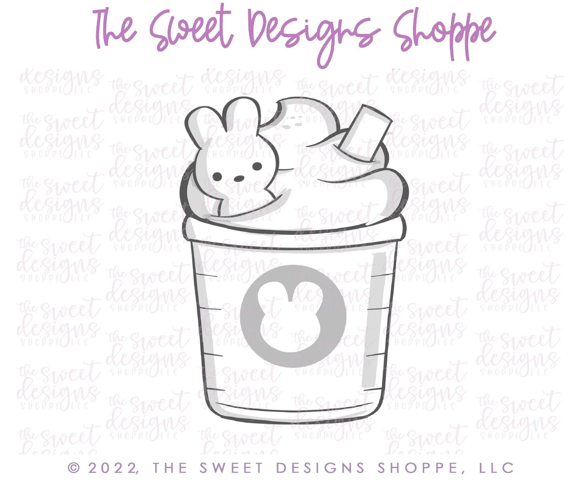 Cookie Cutters - Easter Plastic Coffee Cup - Cookie Cutter - The Sweet Designs Shoppe - TSDS - - ALL,beverage,Coffee,Cookie Cutter,Easter,Easter / Spring,Food,Food & Beverages,Food and Beverage,mug,mugs,Promocode,sips