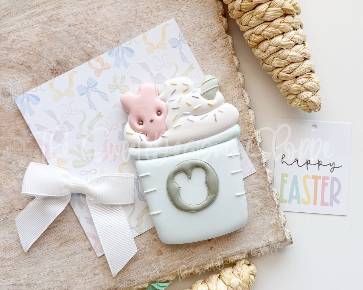 Cookie Cutters - Easter Plastic Coffee Cup - Cookie Cutter - The Sweet Designs Shoppe - TSDS - - ALL,beverage,Coffee,Cookie Cutter,Easter,Easter / Spring,Food,Food & Beverages,Food and Beverage,mug,mugs,Promocode,sips
