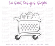 Cookie Cutters - Easter Shopping Cart - Cookie Cutter - The Sweet Designs Shoppe - TSDS - - ALL,buggy,Cookie Cutter,Easter,Easter / Spring,Misc,Miscelaneous,Miscellaneous,Promocode,shop,target