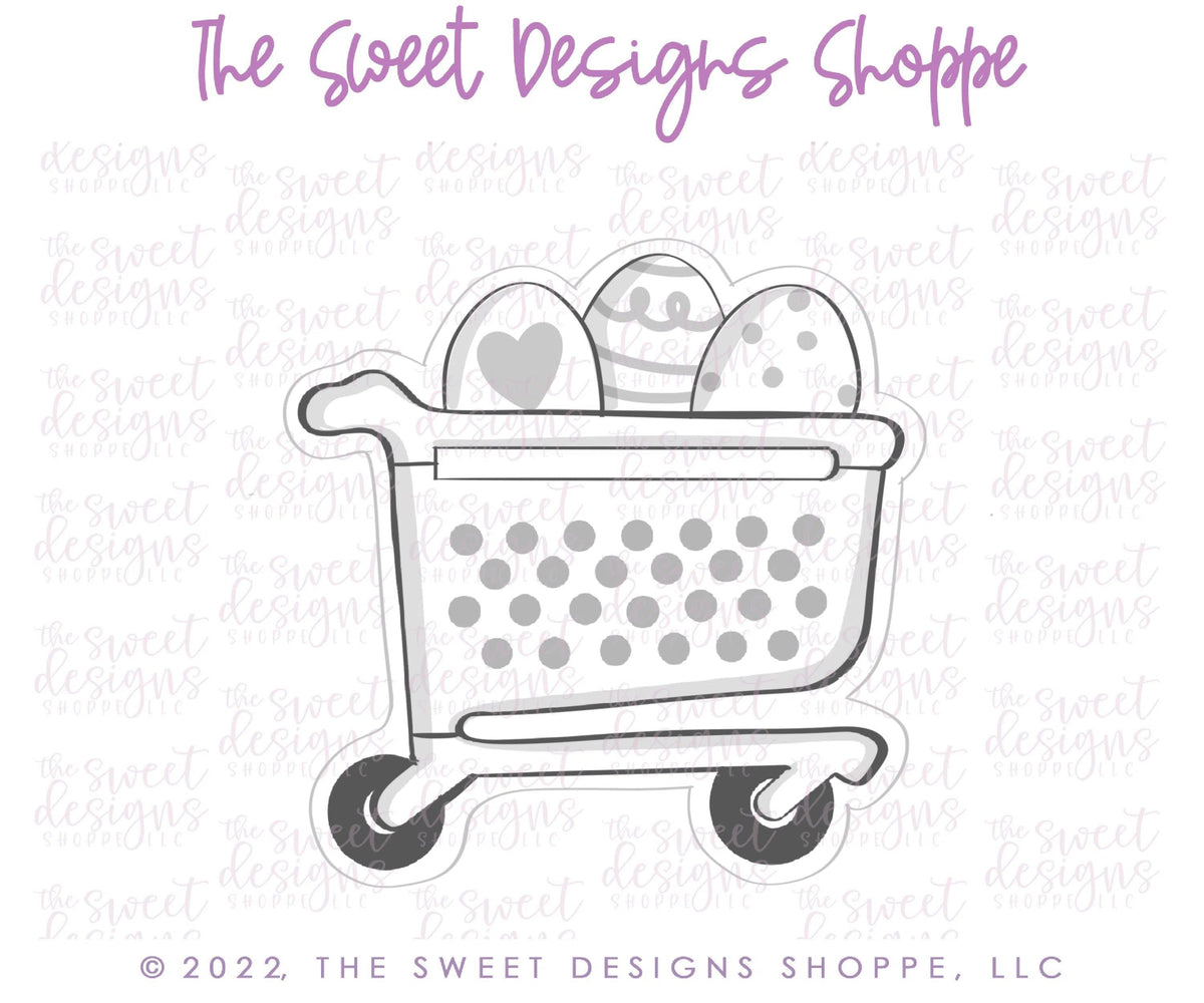 Cookie Cutters - Easter Shopping Cart - Cookie Cutter - The Sweet Designs Shoppe - TSDS - - ALL,buggy,Cookie Cutter,Easter,Easter / Spring,Misc,Miscelaneous,Miscellaneous,Promocode,shop,target