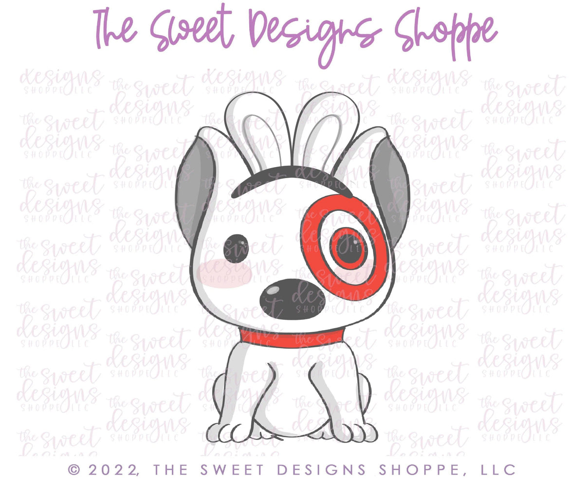 Cookie Cutters - Easter Shopping Dog - Cookie Cutter - The Sweet Designs Shoppe - TSDS - - ALL,Animal,Animals,Animals and Insects,Cookie Cutter,dog,Easter,Easter / Spring,Misc,Miscelaneous,Miscellaneous,Promocode,STL,Target