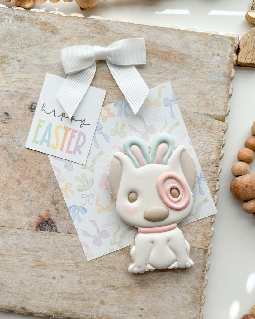 Cookie Cutters - Easter Shopping Dog - Cookie Cutter - The Sweet Designs Shoppe - TSDS - - ALL,Animal,Animals,Animals and Insects,Cookie Cutter,dog,Easter,Easter / Spring,Misc,Miscelaneous,Miscellaneous,Promocode,Target