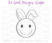 Cookie Cutters - Easter Smiley Face - Cookie Cutter - The Sweet Designs Shoppe - TSDS - - ALL,boho,Christmas,Christmas / Winter,Cookie Cutter,Easter,Easter / Spring,emogi,Misc,Miscelaneous,Miscellaneous,Promocode,STL