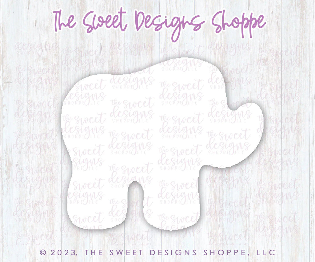 Cookie Cutters - Elephant Frosted Cracker - Cookie Cutter - The Sweet Designs Shoppe - TSDS - - ALL,Animal,Animals,Animals and Insects,Cookie Cutter,cracker,Elephant,Frosted Cracker,Promocode