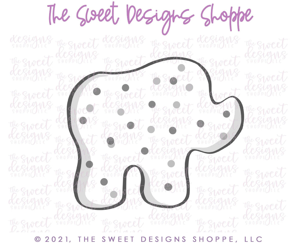 Cookie Cutters - Elephant Frosted Cracker - Cookie Cutter - The Sweet Designs Shoppe - - ALL, Animal, Animals, Animals and Insects, Cookie Cutter, cracker, Elephant, Frosted Cracker, Promocode