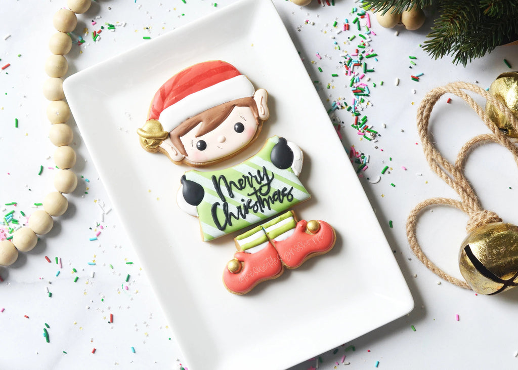 Cookie Cutters - Elf 3 Piece Set - Cookie Cutters - Sweet Designs Shoppe - - ALL, Christmas, Christmas / Winter, Christmas Cookies, Cookie Cutter, elf, elfs, Promocode, regular sets, santa, set, sets