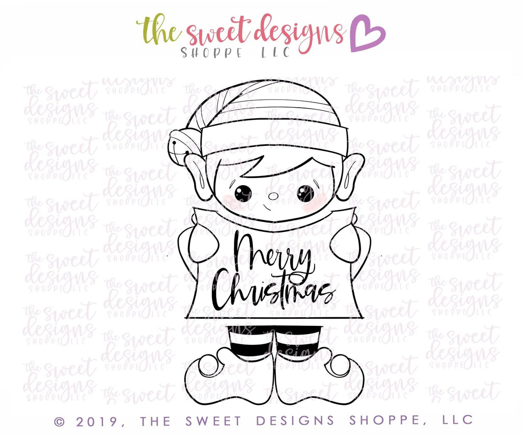 Cookie Cutters - Elf 3 Piece Set - Cookie Cutters - The Sweet Designs Shoppe - - ALL, Christmas, Christmas / Winter, Christmas Cookies, Cookie Cutter, elf, elfs, Promocode, regular sets, santa, set, sets