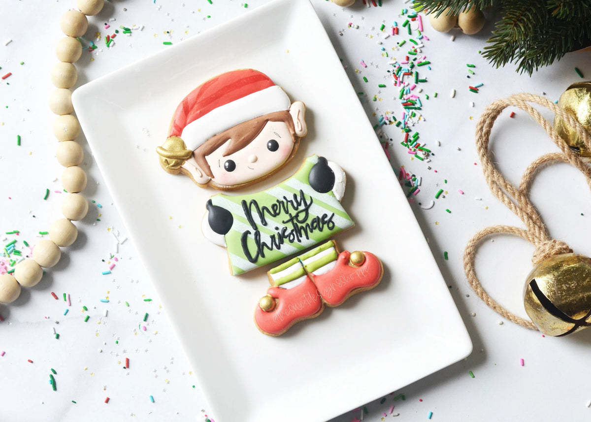 Cookie Cutters - Elf 3 Piece Set - Cookie Cutters - The Sweet Designs Shoppe - TSDS - - ALL,Christmas,Christmas / Winter,Christmas Cookies,Cookie Cutter,elf,Elf set001,elfs,Promocode,regular sets,santa,set,sets,STL