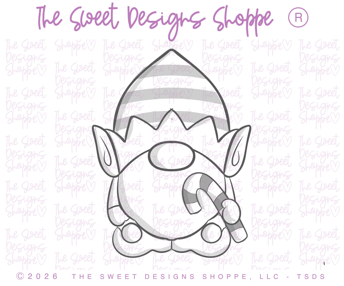 Cookie Cutters - Elf Gnome - Cookie Cutter - The Sweet Designs Shoppe - TSDS - - ALL,Christmas,Christmas / Winter,Cookie Cutter,Elf Gnome,gnome,new,Promocode,STL