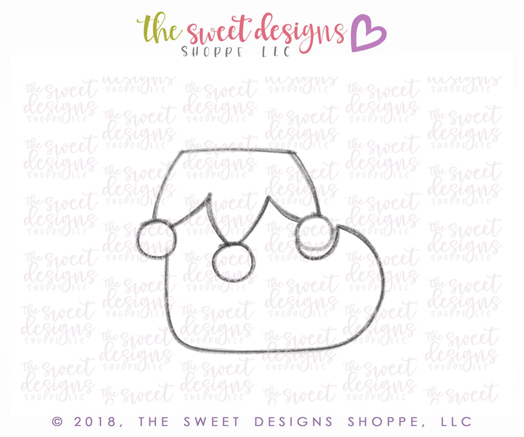 Cookie Cutters - Elf Shoe - Cookie Cutter - The Sweet Designs Shoppe - - ALL, Christmas, Christmas / Winter, Clothing / Accessories, Cookie Cutter, elf, elf shoe, Promocode, Winter