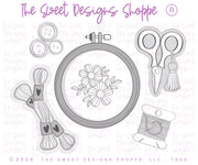 Cookie Cutters - Embroidery Set - Set of 5 - Cookie Cutters - The Sweet Designs Shoppe - TSDS - - ALL,Cookie Cutter,hobbie,Hobbies,Hobbies and Camping,hobby,MOM,mother,mothers,Mothers Day,Promocode,regular sets,set,STL