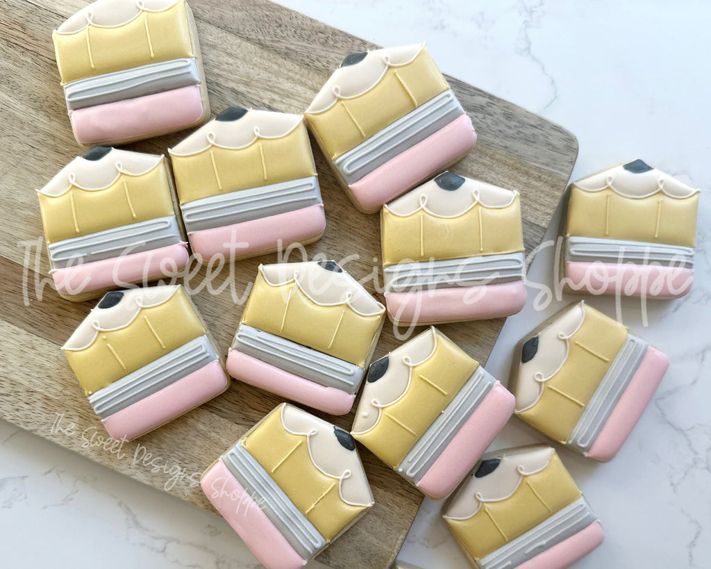 Cookie Cutters - Essential Chubby Pencil - Cookie Cutter - The Sweet Designs Shoppe - TSDS - - ALL,back to school,Cookie Cutter,Grad,graduations,Promocode,School,School / Graduation,School Bus,school supplies,STL