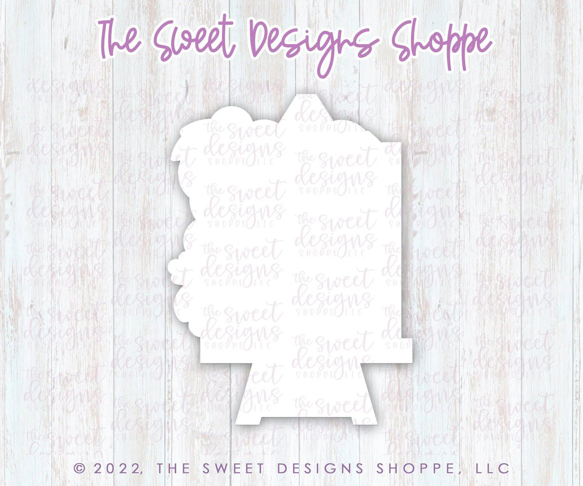 Cookie Cutters - Eucalyptus Easel - Cookie Cutter - The Sweet Designs Shoppe - TSDS - - ALL,back to school,Birthday,Bridal,Bridal Shower,Cookie Cutter,Grad,Graduation,graduations,Promocode,School,School / Graduation,school supplies,STL,Teacher,Teacher Appreciation,Wedding,Wedding Favors