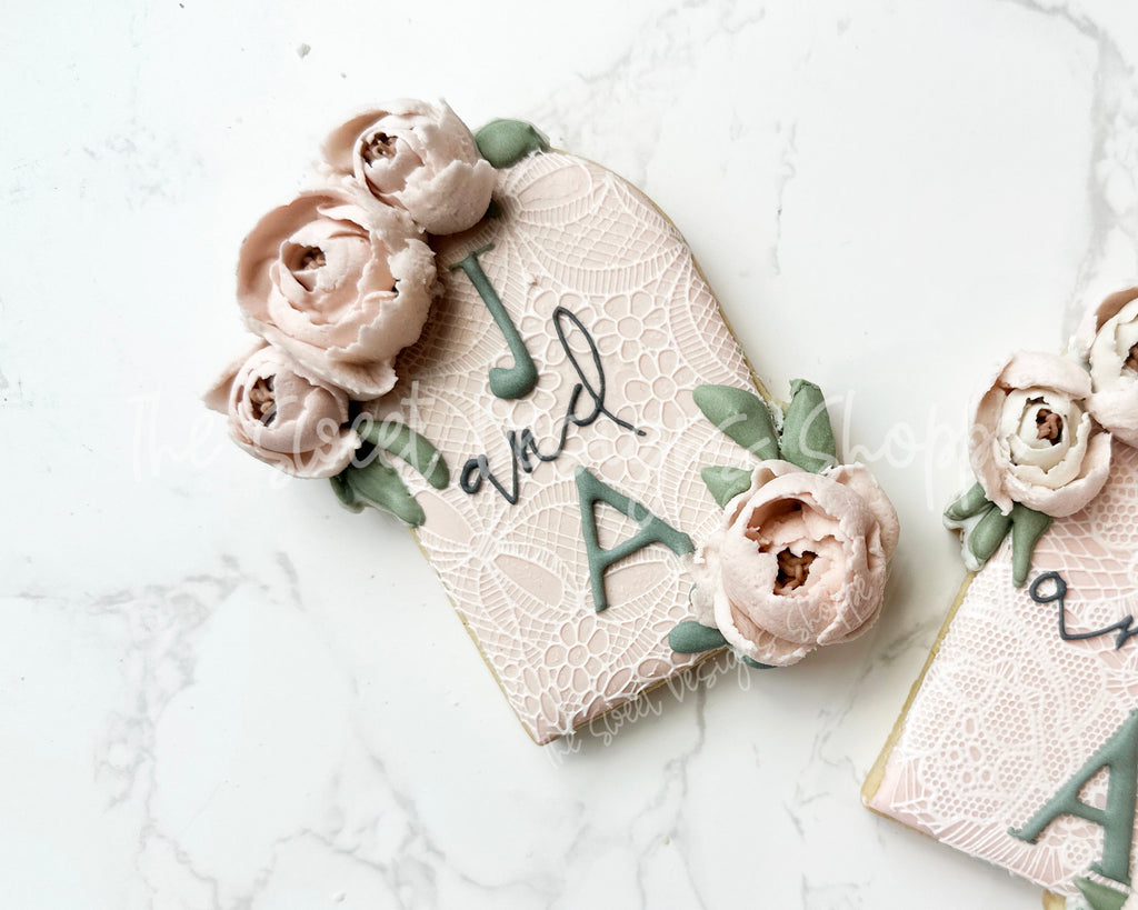 Cookie Cutters - Eucalyptus Floral Arch Plaque - Cookie Cutter - The Sweet Designs Shoppe - TSDS - - ALL,Cookie Cutter,Flower,Flowers,handlettering,Leaves and Flowers,Married,Party,Plaque,Plaques,PLAQUES HANDLETTERING,Promocode,STL,Wedding