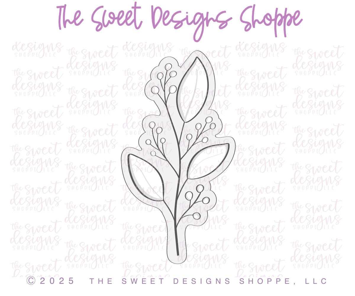 Cookie Cutters - Eucalyptus for Bouquet - Cookie Cutter - The Sweet Designs Shoppe - TSDS - - ALL,Cookie Cutter,Leaves,Leaves and Flowers,mother,mothers,Mothers Day,Nature,Nurse,Nurse Appreciation,Promocode,STL,Teacher,Teacher Appreciation,Trees Leaves and Flowers,valentine,Valentine's,Wedding,Wedding Favors,Woodlands Leaves and Flowers