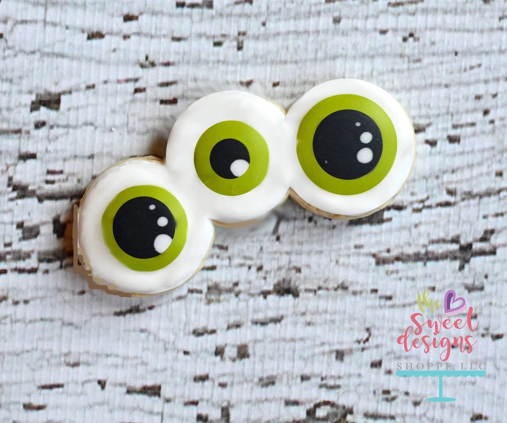 Cookie Cutters - Eyeballs V2- Cookie Cutter - The Sweet Designs Shoppe - - ALL, Cookie Cutter, eye, eyes, Fall / Halloween, Halloween, Kids / Fantasy, monster, Monsters, Monsters and Zombies, Promocode, trick or treat, zombie, Zombies