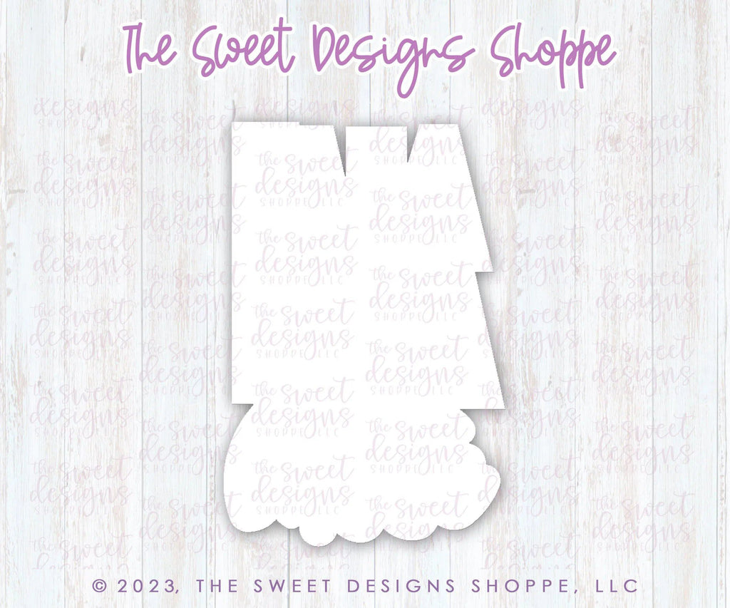 Cookie Cutters - Fa La Latte Plaque - Cookie Cutter - The Sweet Designs Shoppe - TSDS - - ALL,Christmas,Christmas / Winter,Christmas Cookies,Cookie Cutter,Falalala,handlettering,Plaque,Plaques,PLAQUES HANDLETTERING,Promocode