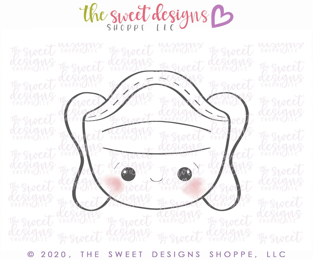 Cookie Cutters - Face Mask - Cookie Cutter - Sweet Designs Shoppe - - ALL, Cookie Cutter, Doctor, MEDICAL, NURSE, NURSE APPRECIATION, Promocode