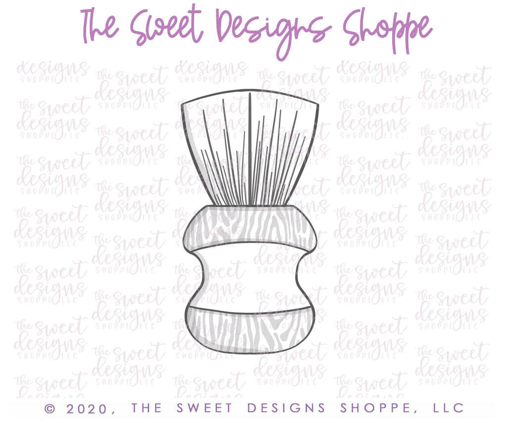 Cookie Cutters - Face Shaving Brush - Cookie Cutter - The Sweet Designs Shoppe - TSDS - - 051520,ALL,beauty,Cookie Cutter,dad,Father,Fathers Day,grandfather,Misc,Miscelaneous,Miscellaneous,Promocode,shave