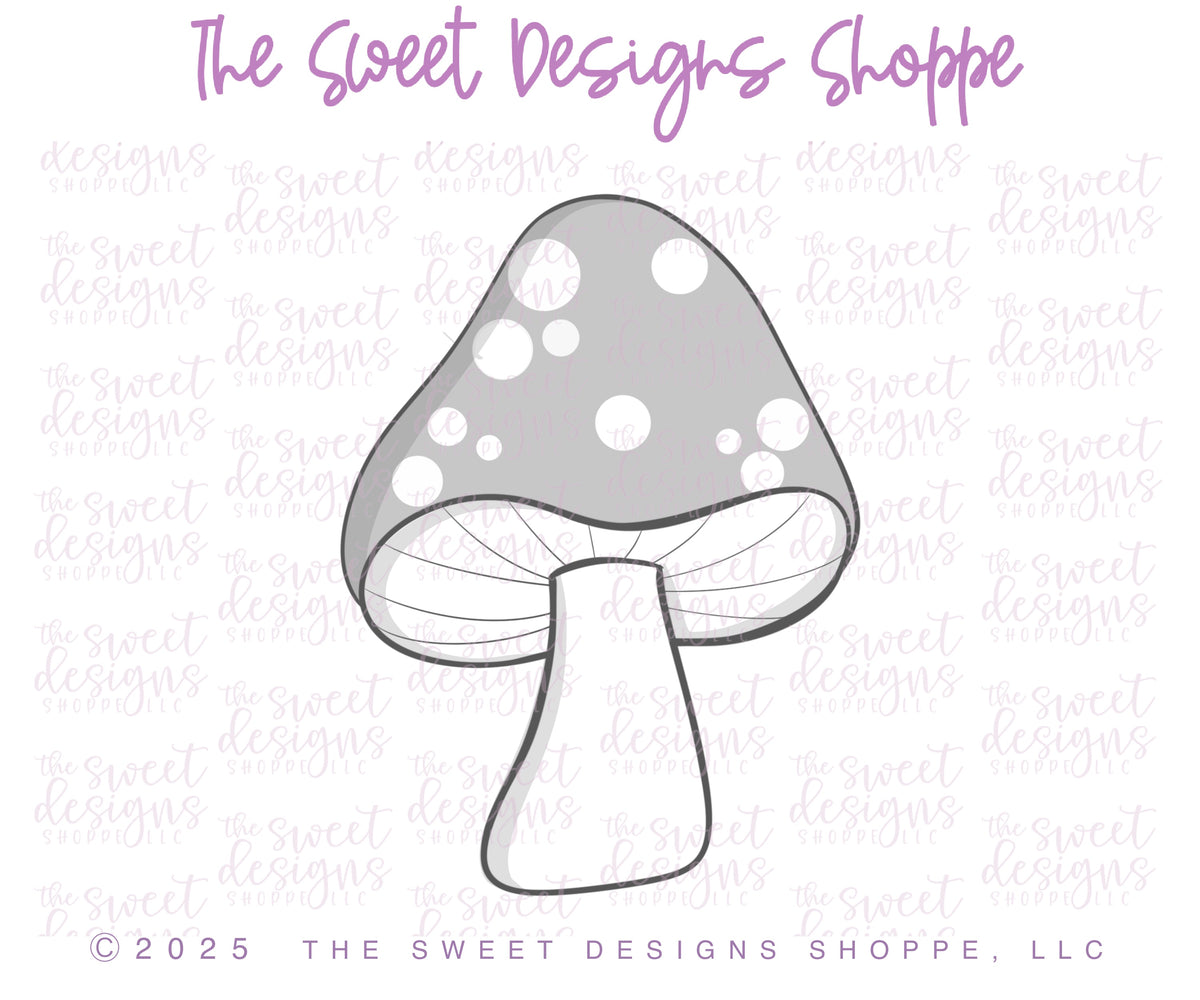 Cookie Cutters - Fairy Mushroom - Cookie Cutter - The Sweet Designs Shoppe - TSDS - - ALL,Animal,Brittany Geil,Cookie Cutter,geil,mushroom,Nature,Promocode,STL,Valentines 2026