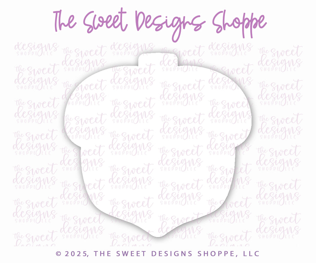 Cookie Cutters - Fall Acorn- Cookie Cutter - The Sweet Designs Shoppe - TSDS - - ALL,Cookie Cutter,Fall,Fall / Thanksgiving,Fall Vibes,Nature,Promocode,STL