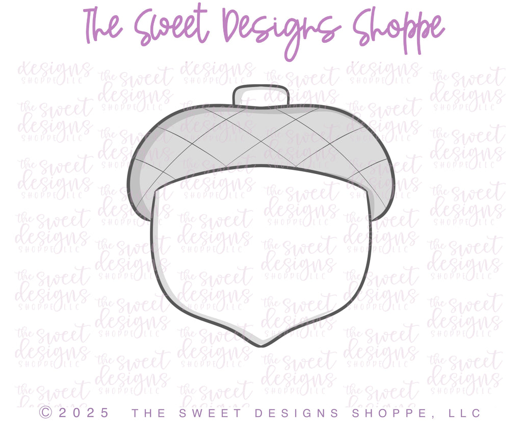 Cookie Cutters - Fall Acorn- Cookie Cutter - The Sweet Designs Shoppe - TSDS - - ALL,Cookie Cutter,Fall,Fall / Thanksgiving,Fall Vibes,Nature,Promocode,STL