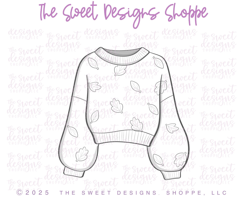 Cookie Cutters - Fall Cropped Sweater - Cookie Cutter - The Sweet Designs Shoppe - TSDS - - Accesories,Accessories,accessory,ALL,Clothing / Accessories,Cookie Cutter,Fall,Fall / Thanksgiving,fall cropped sweater,Fall Halloween,Fall Vibes,Halloween / Fall / Thanksgiving,Hat,Promocode,STL,sweater