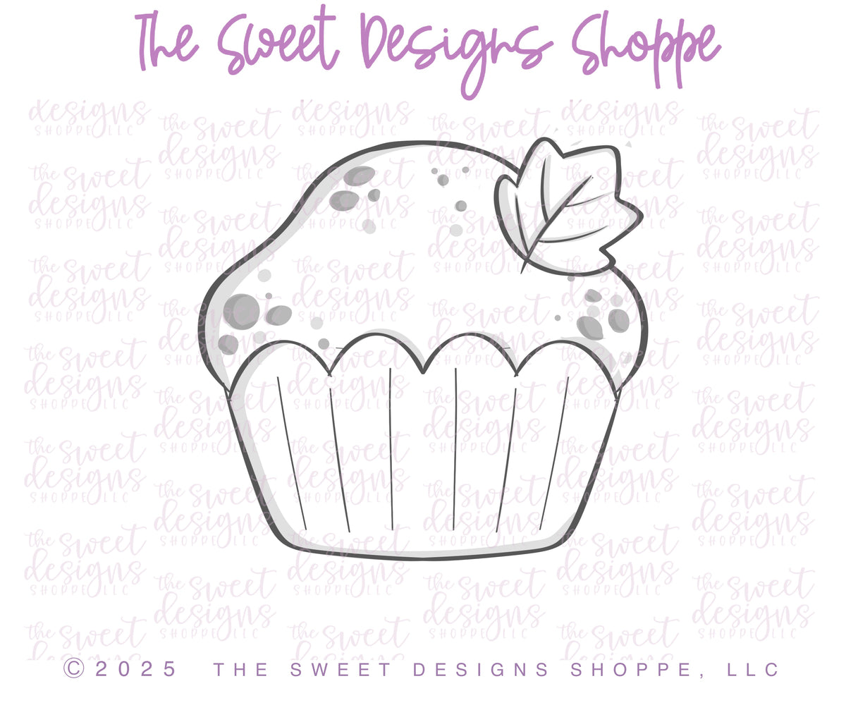 Cookie Cutters - Fall Cupcake - Cookie Cutter - The Sweet Designs Shoppe - TSDS - - ALL,cinnamon,cinnamon bun,Cookie Cutter,Cupcake,Fall,Fall / Thanksgiving,fall cupcake,Fall Vibes,Food,Food & Beverages,Food and Beverage,Promocode,STL,Sweet,Sweets,treats