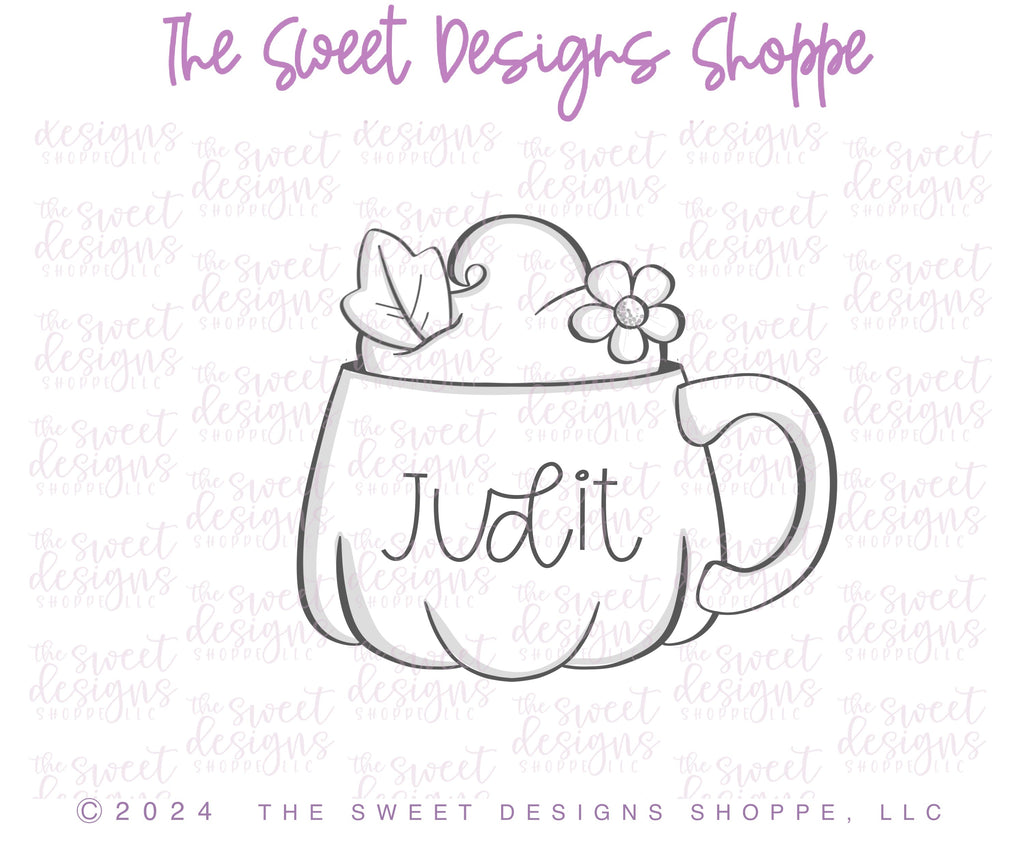 Cookie Cutters - Fall Mug with Daisy - Cookie Cutter - The Sweet Designs Shoppe - TSDS - - ALL,Cookie Cutter,halloween,Promocode