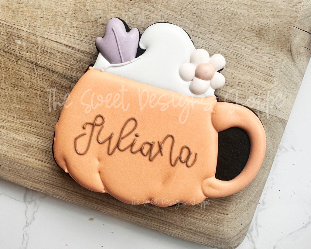 Cookie Cutters - Fall Mug with Daisy - Cookie Cutter - The Sweet Designs Shoppe - - ALL, Cookie Cutter, halloween, new, Promocode