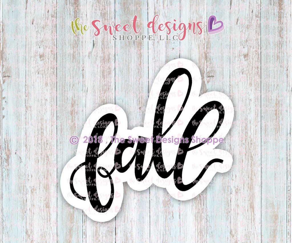 Cookie Cutters - Fall Plaque - Cookie Cutter - The Sweet Designs Shoppe - TSDS - - ALL,Cookie Cutter,Customize,Fall,Fall / Halloween,Fall / Thanksgiving,halloween,Lettering,plaque,Plaques,Promocode,thanksgiving
