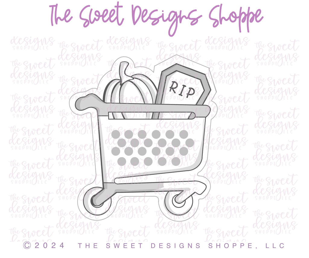 Cookie Cutters - Fall Shopping Cart - Cookie Cutter - The Sweet Designs Shoppe - - ALL, Cookie Cutter, halloween, new, Promocode