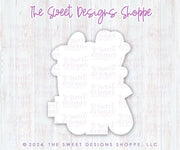 Cookie Cutters - Fall Trips and SIPS Plaque - Cookie Cutter - The Sweet Designs Shoppe - TSDS - - ALL,Cookie Cutter,halloween,Plaque,Plaques,PLAQUES HANDLETTERING,Promocode,STL