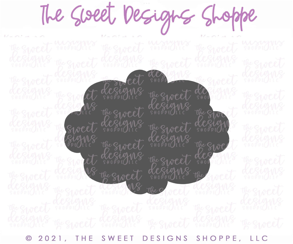 Cookie Cutters - Fancy Plaque One v2- Cookie Cutter - The Sweet Designs Shoppe - TSDS - - ALL,Birthday,Cookie Cutter,Customize,Easter,Fantasy,Plaque,Promocode