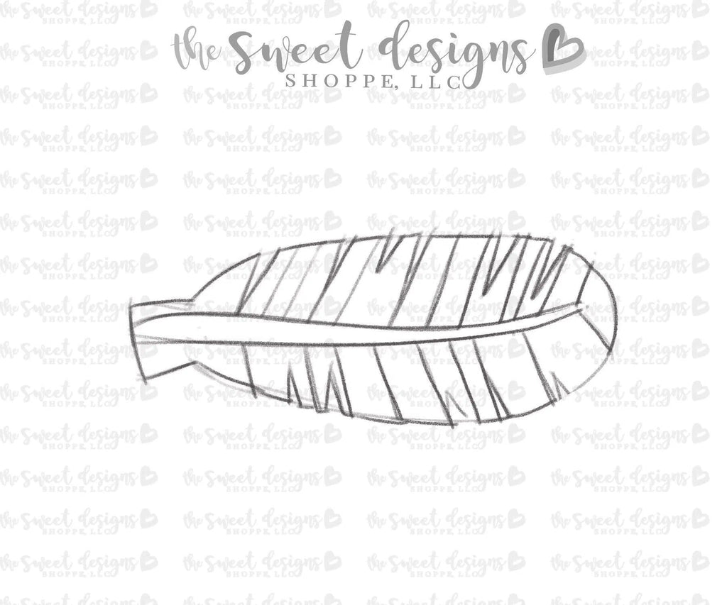 Cookie Cutters - Feather - Cookie Cutter - The Sweet Designs Shoppe - - ALL, Boho, Bridal, Cookie Cutter, hobby, Miscellaneous, Nature, Promocode, Woodland