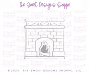 Cookie Cutters - Fireplace - Cookie Cutter - The Sweet Designs Shoppe - TSDS - - ALL,Cookie Cutter,Fireplace,Miscellaneous,Promocode,reading club book,STL,valentine,Valentine's