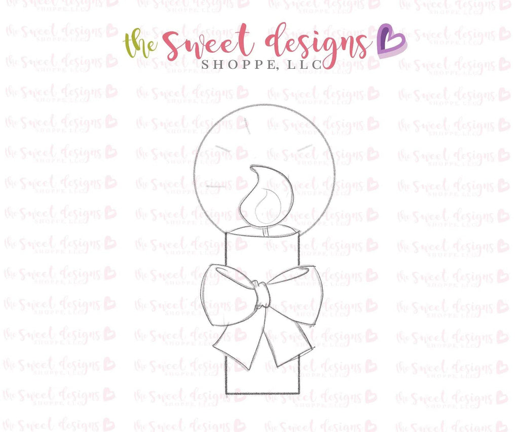Cookie Cutters - First Communion Candle V2- Cookie Cutter - The Sweet Designs Shoppe - TSDS - - ALL,candle,communion,Cookie Cutter,First Communion,Promocode,Religious