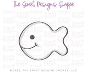 Cookie Cutters - Fish Cracker - Cookie Cutter - The Sweet Designs Shoppe - TSDS - - ALL,Animal,Animals,back to school,Cookie Cutter,dad,fast food,Father,Fathers Day,fish,Fishing,Food,Food and Beverage,Food beverages,grandfather,hobbie,Hobbies,Hobbies and Camping,hobby,Promocode,School,School / Graduation,school supplies,sea,STL,under the sea
