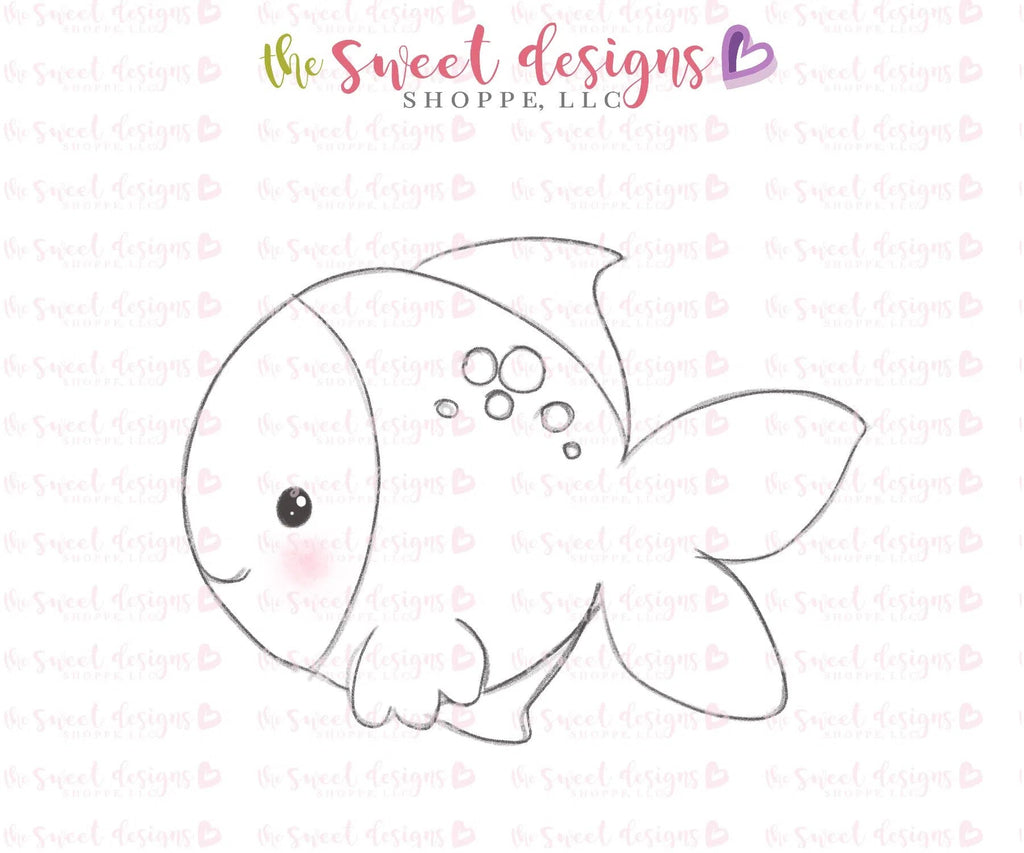Cookie Cutters - Fish Three v2- Cookie Cutter - Sweet Designs Shoppe - - ALL, Animal, beach, Cookie Cutter, Fantasy, Promocode, sand, summer, under the sea